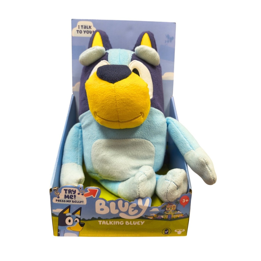 Moose Toys Bluey Talking Interactive Sing Along 9 Different Phrases 13" Plush